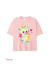 將圖片載入圖庫檢視器 香草小熊 Art Print Tee
